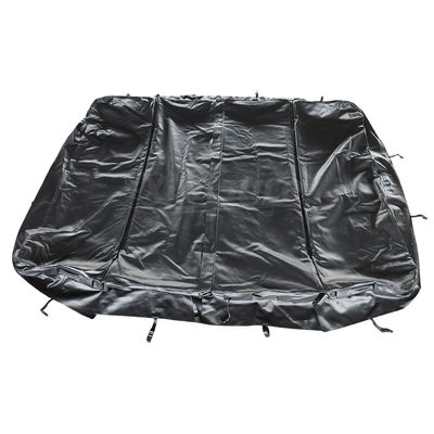Customizable Two-Piece Interlocking Spa Pool Cover Modern Design UV-Resistant Waterproof Protective Leather Vinyl Cover Skin