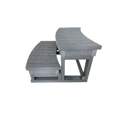 High Quality Outdoor Hot Tub Curved Ladder 2* Steps Spa Accessories with European Design Style for Any Spa Tub Swim Spa