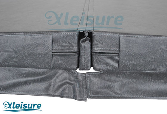 CE Vinyl Flexibly Custom-made Cover Graphite Rectangle Spa Topside Cover For Acrylic Spa