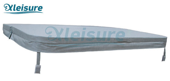 Light Grey Rectangle Spa Thermal Cover Vinyl Hot Tub Spa Covers For Wooden Hot Tub