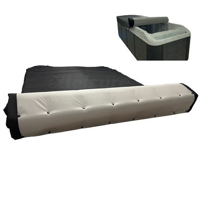 Schwimmbadabdeckung Roll-Up-Design passend für kanadische Spa-Marken für Outdoor-Schwimmbecken Oxford-Tuch Rollbare Schwimmbadabdeckung